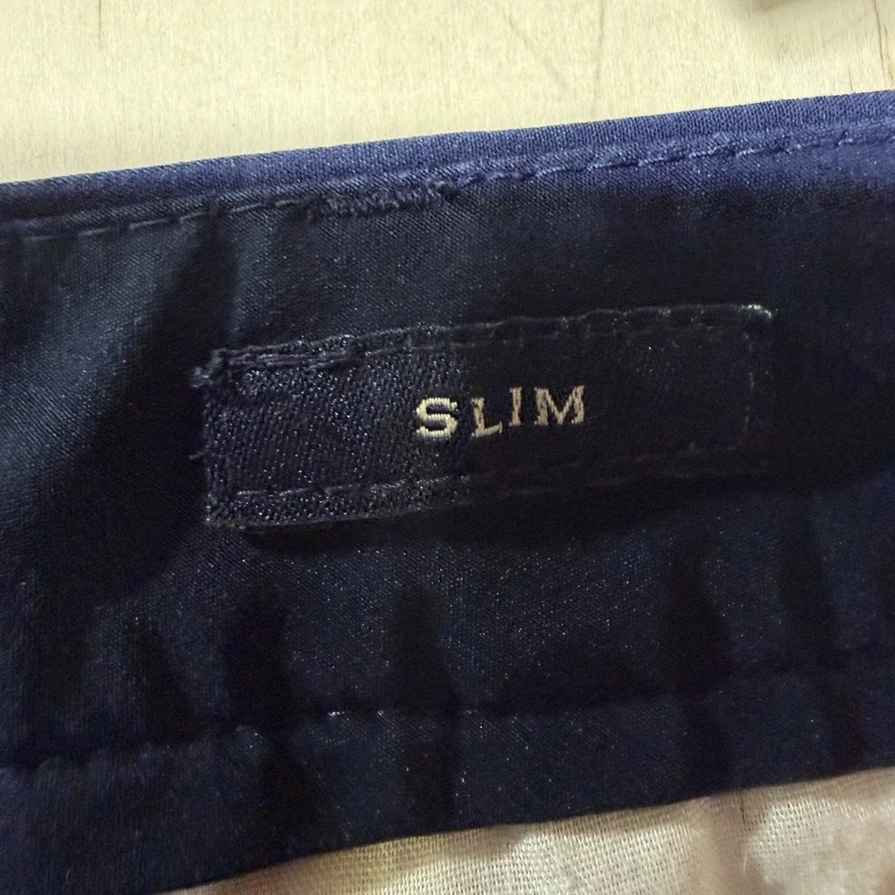 J Crew Flex Pants Mens 33x30 Slim Navy Stretch Chino‎ Golf Casual Work